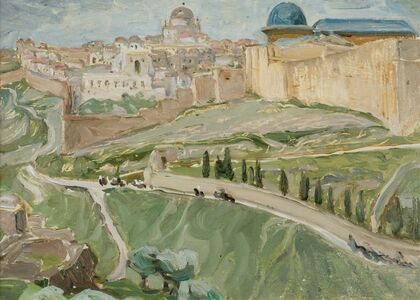By Jerusalem.