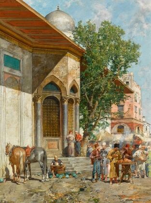 By the Fountain