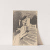 By the Fountain, Villa Torlonia,Frascati,Italy by John Singer Sargent