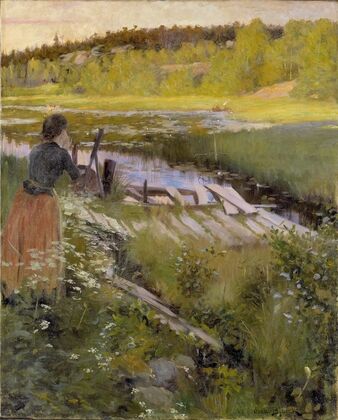 By the Lake. View from Balingsta