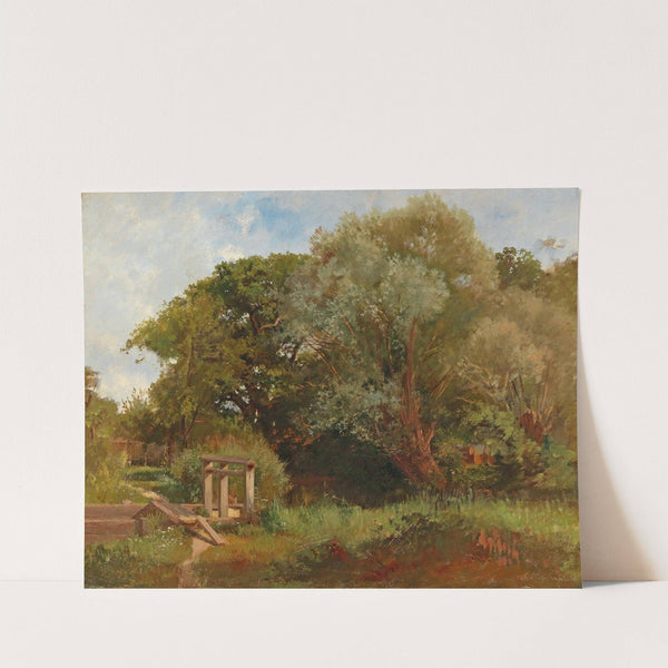 By the Mill Weir by Ernestine von Kirchsberg