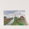 By the moor canal by Otto Modersohn