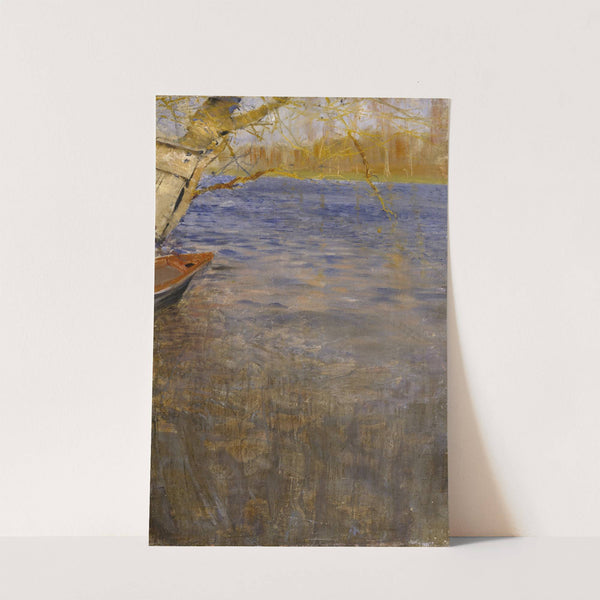 By the Sea. A Spring Day (1880s) by Bruno Liljefors