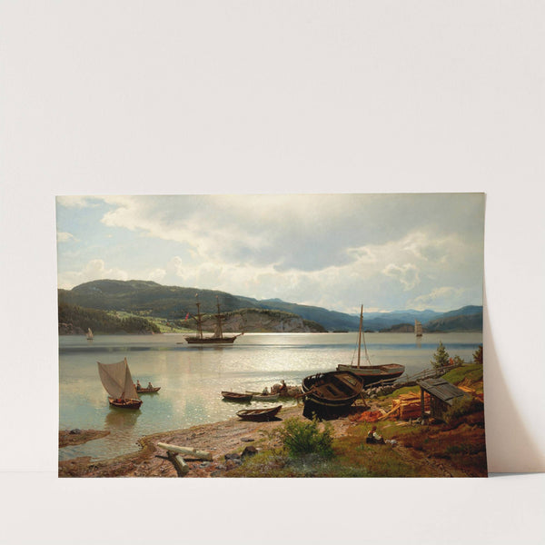 By the Water by Hans Gude