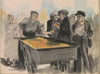 Bystanders at an orange seller (1919)