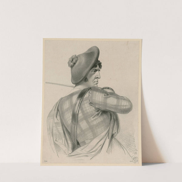 C. Kemble as MacDuff [in Shakespeare’s Macbeth] (1840) by Richard James Lane