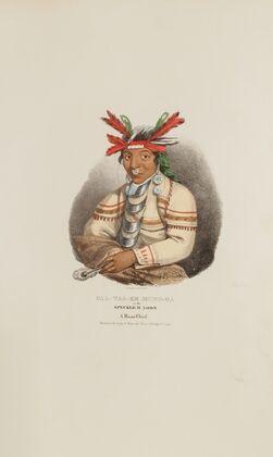 CAA-TAA-KE MUNG-GA or the Speckle’d Loon, A Miami Chief (1835)