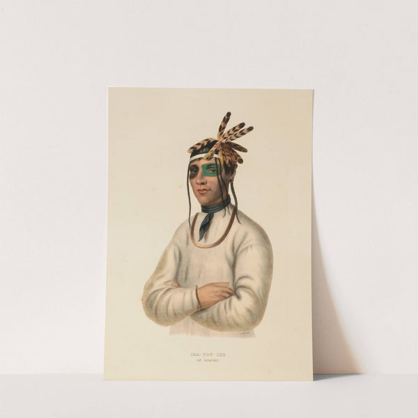Caa-Tou-See. An Ojibway (ca. 1837-1844) by Charles Bird King