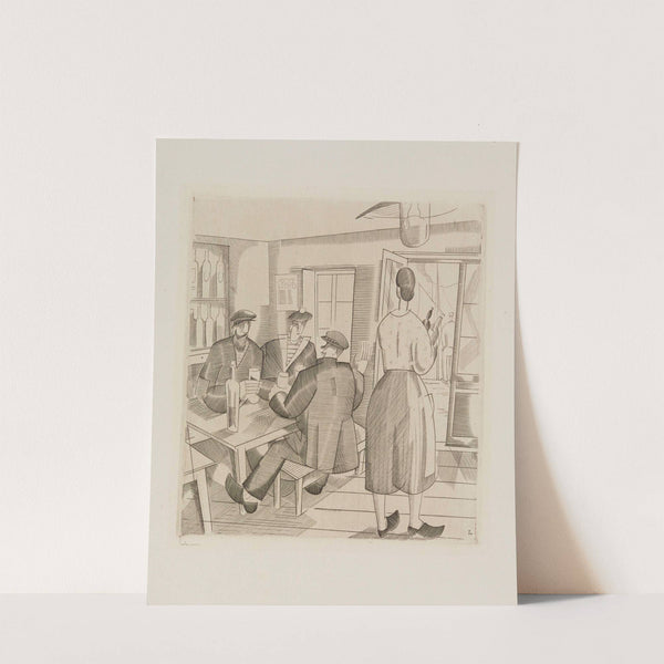 Cabaret vendéen (1925-1926) by Jean-Émile Laboureur