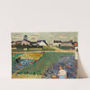 Cabbage Field In Front Of A Village by Arnold Fiechter