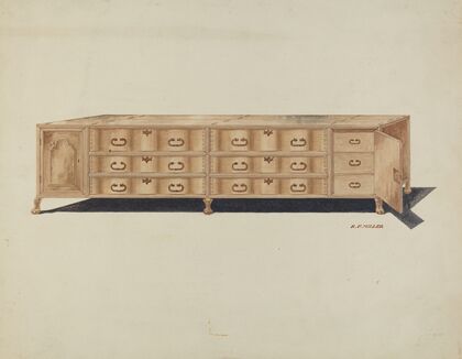 Cabinet, for Vestments — size preview