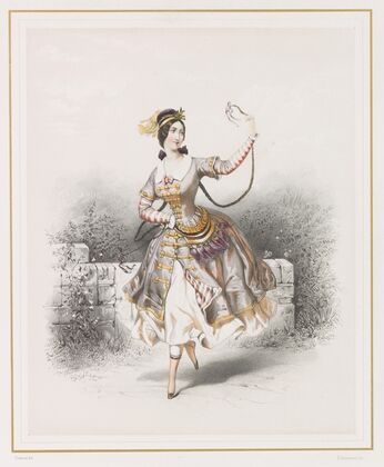 Mlle Dumilâtre; La polka (1844)