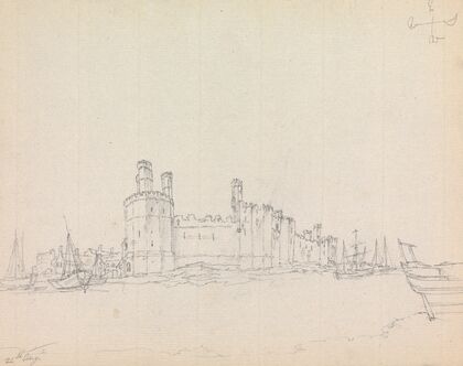 Caernarfon Castle, Outside of Eagle Tower