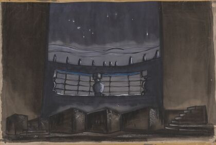 Caesar and Cleopatra: Sketch no. 3 Act I, Scene 1 (Interior with Window to Desert Outside) 2 (1934-1943)