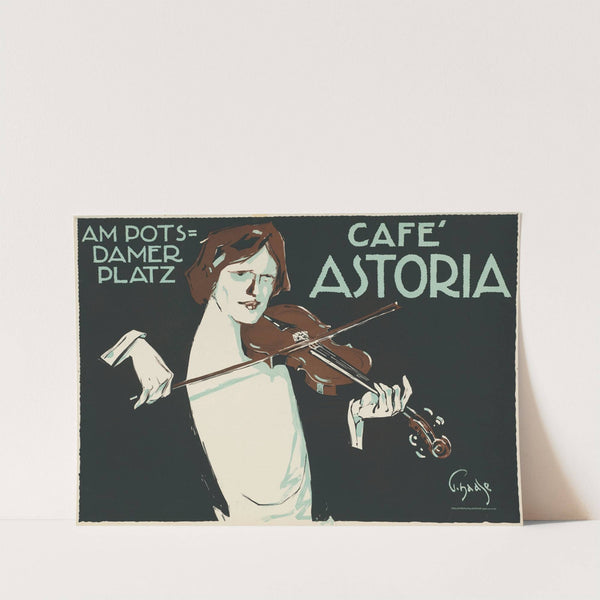 Café Astoria. Am Potsdamer Platz (1914) by Paul Haase