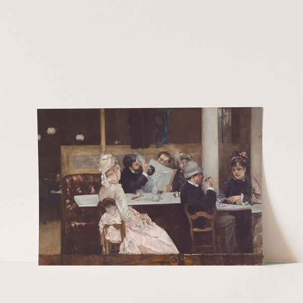 Café Scene In Paris by Henri Gervex