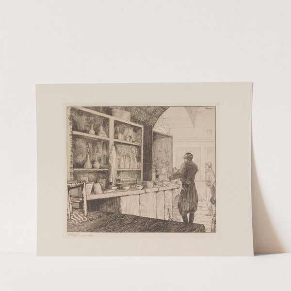 Cafedji au bazar de Smyrne (1911) by Jean-Émile Laboureur