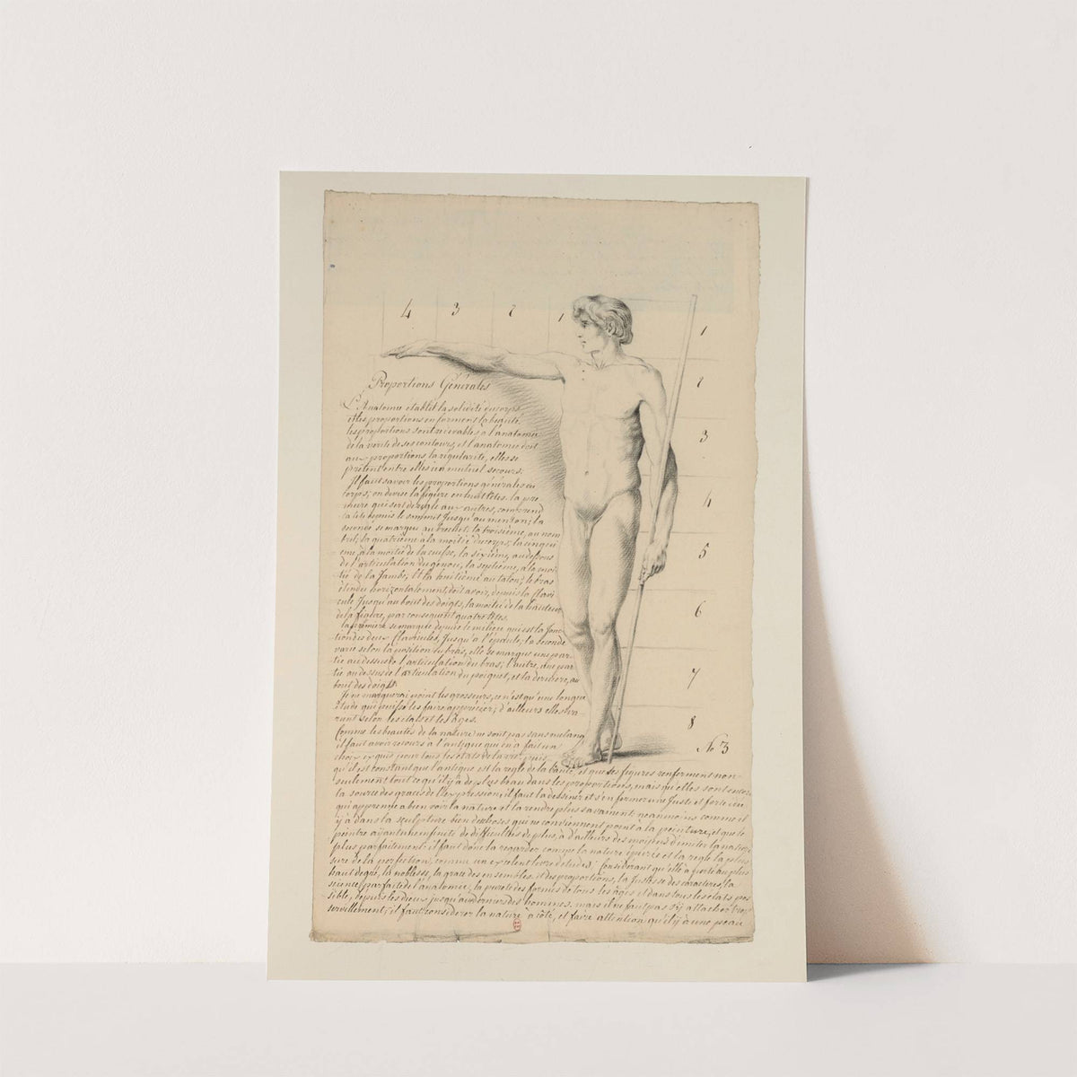 Cahiers d’Anatomie Pl.02 (18th Century) by Charles Monnet