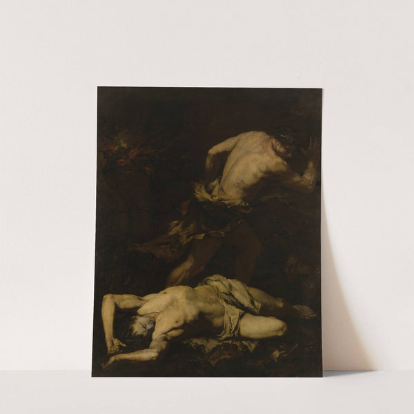 Cain Fleeing after the Murder of Abel (1601-1700) by Giovan Battista Langetti