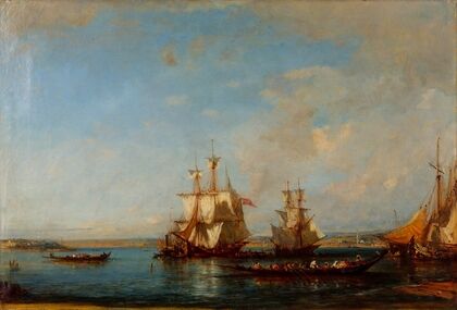 Caiques and Sailboats at the Bosphorus — size preview
