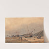 Calais Sands by François Louis Thomas Francia