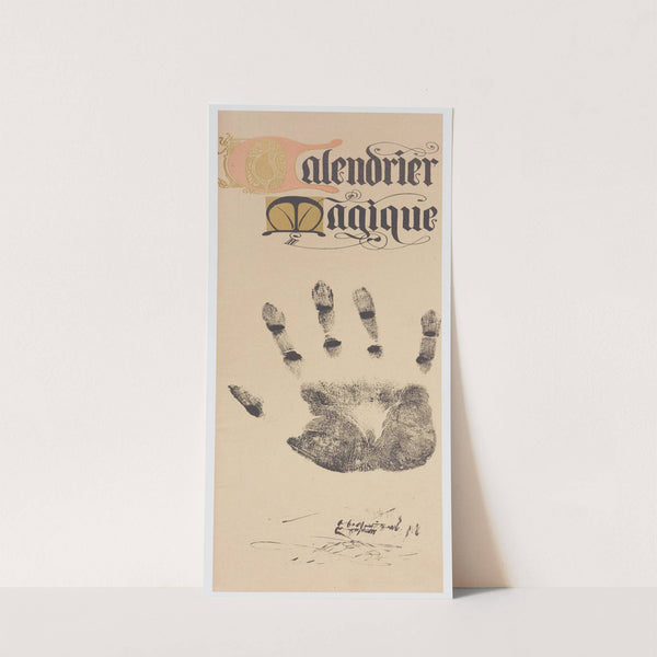 Calendrier Magique Pl.01 (1896) by Manuel Orazi