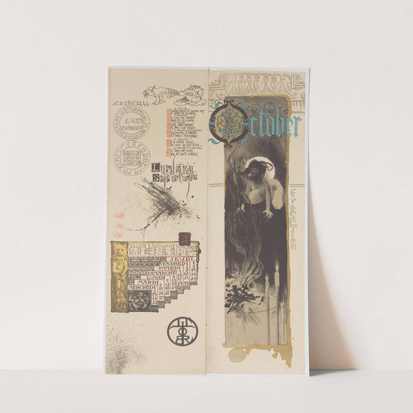 Calendrier Magique Pl.13 (1896) by Manuel Orazi
