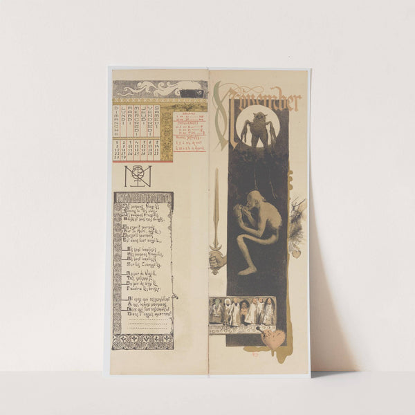 Calendrier Magique Pl.14 (1896) by Manuel Orazi