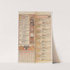 Calendrier Magique Pl.16 (1896) by Manuel Orazi