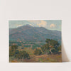 California Foothills with San Gabriel Mountains in the Distance by Edgar Alwin Payne