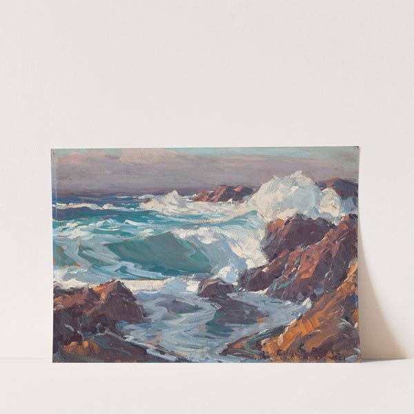 California Sea Scape by Edgar Alwin Payne