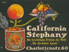 California Stephany. Die herrlichsten Früchte der Welt (1912)