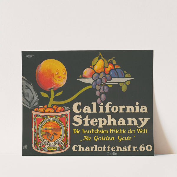 California Stephany. Die herrlichsten Früchte der Welt (1912) by Joe Loe