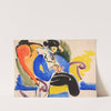 Calligraphic #2 Woman on Chair by Henry Lyman Saÿen