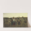 Calling in the Gleaners by Jules Breton