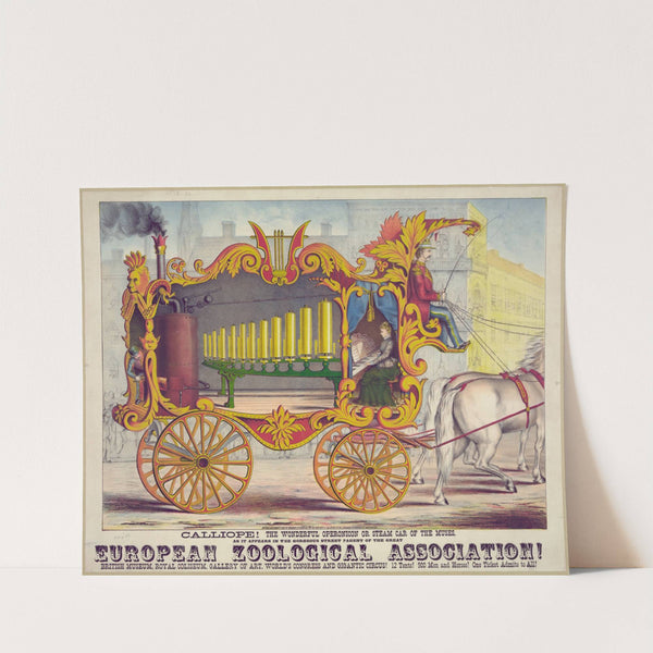 Calliope! The wonderful Operonicon or Steam Car of the Muses (1874) by Gibson &amp; Co. Lith