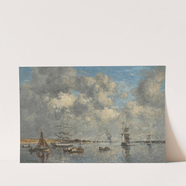 Camaret. L’Estuaire (1873) by Eugène Boudin