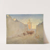 Camels in a Street in Tunisia by Theodor Philipsen
