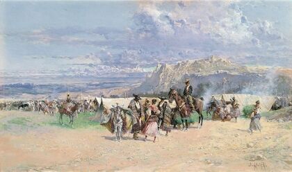 Camp at the Foot of the Mountain