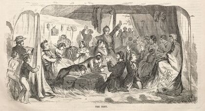 Camp Meeting Sketches; The Tent (1858)