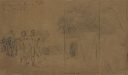 Camp of Signal corps nr. Yorktown