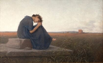Campagna Di Roma. Grabmal Der Caecilia Metella