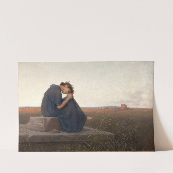 Campagna Di Roma. Grabmal Der Caecilia Metella by Rudolf Bacher