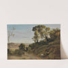Campagne De Naples by Jean-Baptiste-Camille Corot
