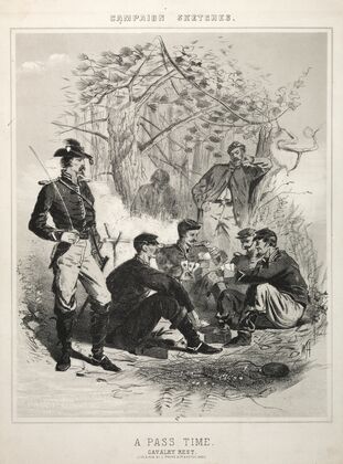 Campaign Sketches; A Pass Time (1863)