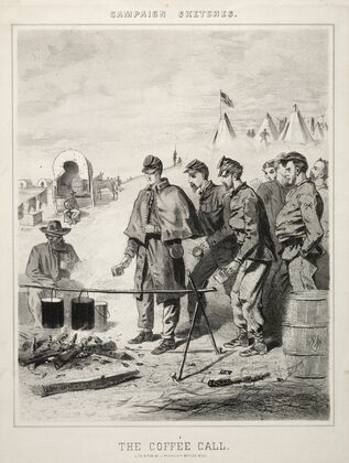 Campaign Sketches; The Coffee Call (1863)