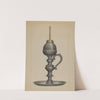 Camphene Lamp by Herman Bader
