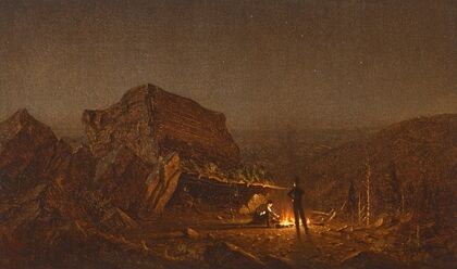 Camping for the Night on Mansfield Mountain (circa 1860s)