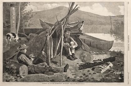 Camping Out in the Adirondack Mountains (1874)