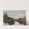 Canal A Rotterdam (circa 1876-80) by Eugène Boudin